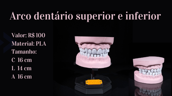 Arco dentário superior e inferior